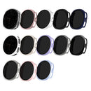 For Samsung Galaxy Watch8 40mm PC Watch Case with Anti-Spy Screen Protector - Pink - 3