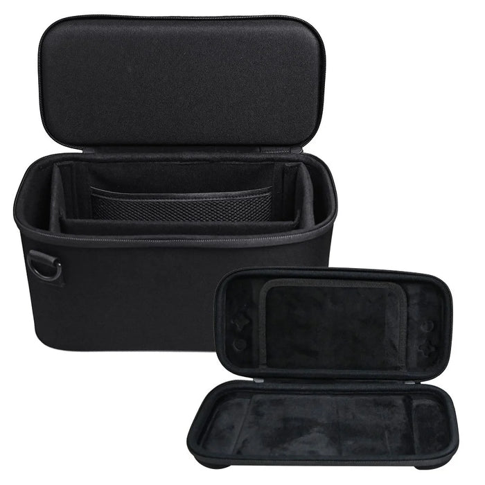 HS-SW2807BK For Nintendo Switch 2 Travel Storage Case Double Layer Protective Carrying Bag - Black - 2