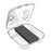 HS-SW2010CR For Nintendo Switch 2 Joy-Con Controller Charging Storage Case Clear Dustproof Hard Box - 2