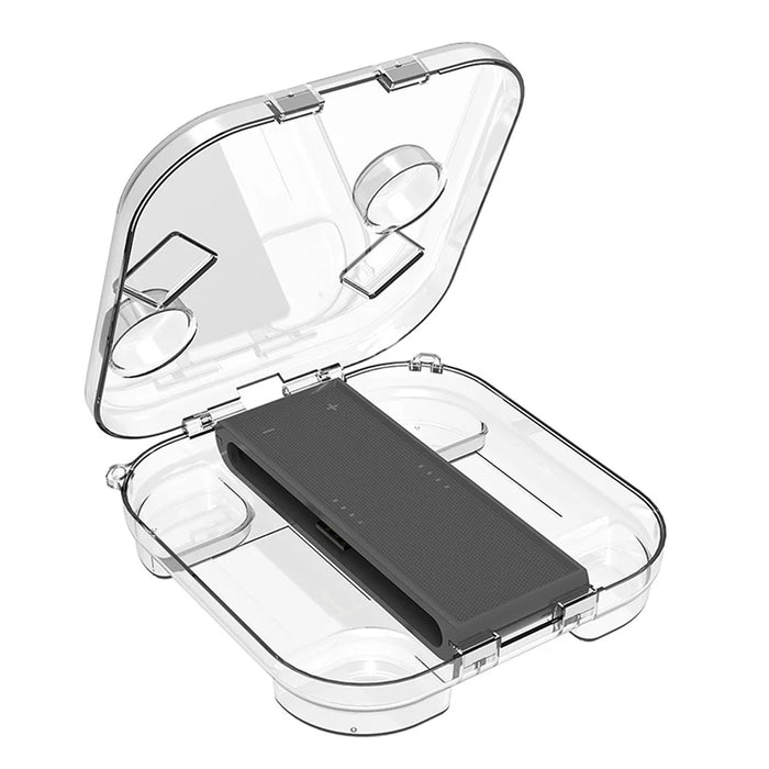 HS-SW2010CR For Nintendo Switch 2 Joy-Con Controller Charging Storage Case Clear Dustproof Hard Box - 2