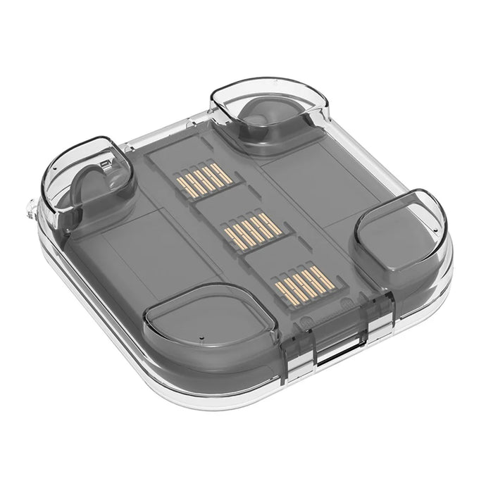 HS-SW2010CR For Nintendo Switch 2 Joy-Con Controller Charging Storage Case Clear Dustproof Hard Box - 3