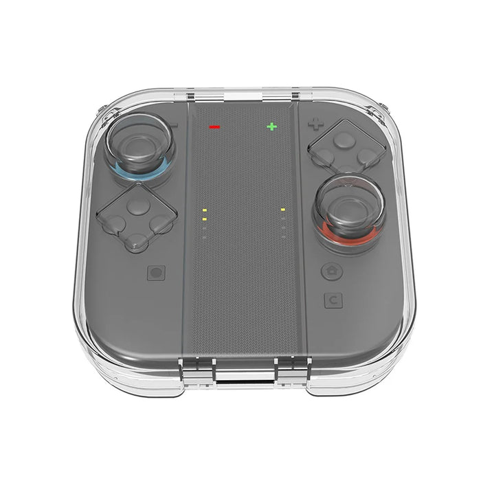 HS-SW2010CR For Nintendo Switch 2 Joy-Con Controller Charging Storage Case Clear Dustproof Hard Box - 4