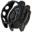 For Garmin quatix 8 51mm TPU Watch Case Hollow Shockproof Bumper Frame - Black - 1