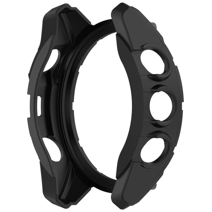 For Garmin quatix 8 51mm TPU Watch Case Hollow Shockproof Bumper Frame - Black - 5