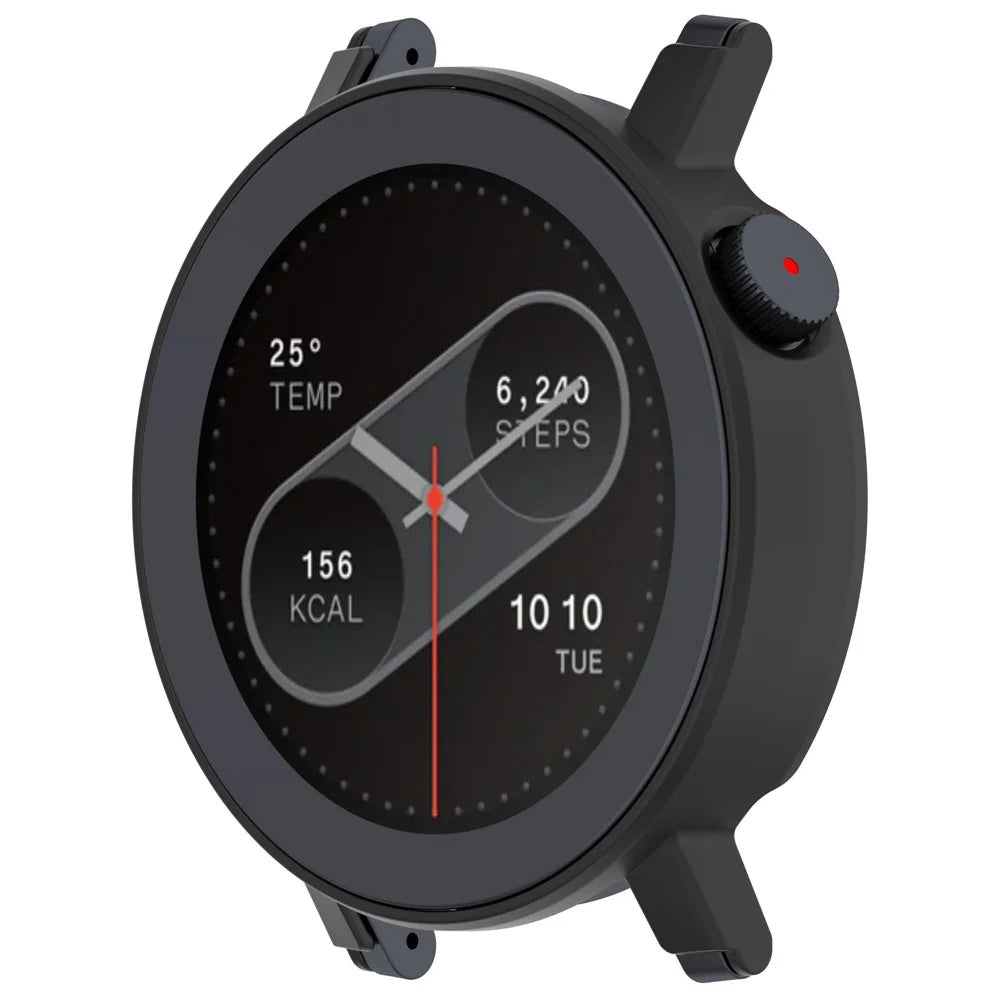 For Nothing CMF Watch 3 Pro Half Coverage Hollow-Out Protective Frame PC Watch Case - Black - 2