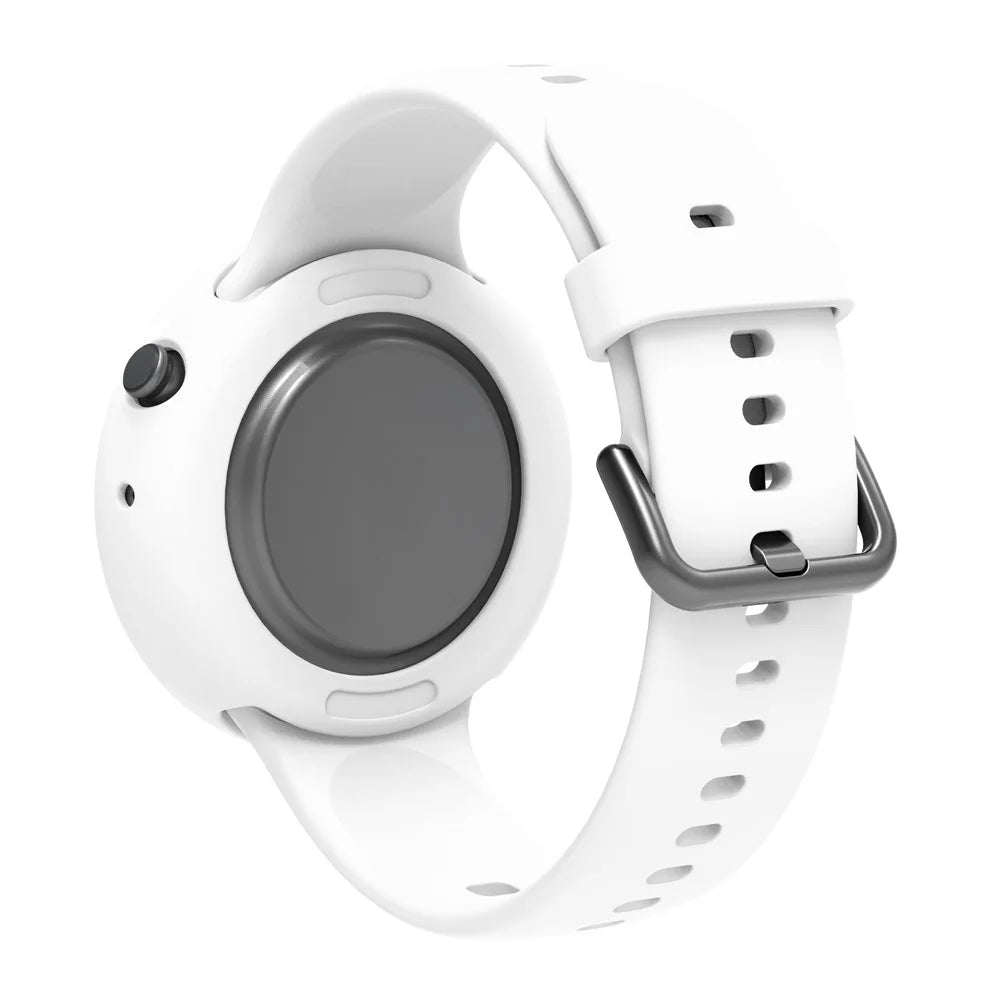 For Honor Watch Fit Vitality Edition Protective Case Shockproof Scratch Resistant Silicone Cover - White - 3