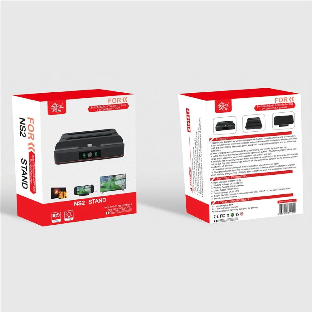 KJH KJH-NS2-027 Portable TV Dock Video Converter Stand for Nintendo Switch 2 / Switch OLED / Switch Charging Station - 7