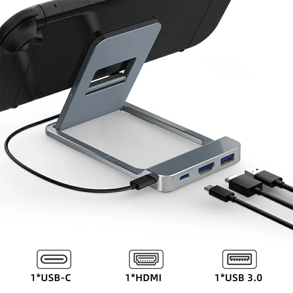 SW02 For Nintendo Switch 2 / Switch HD Video Converter Charging Stand Support 4K 60Hz HDR VRR Dynamic Output - 2