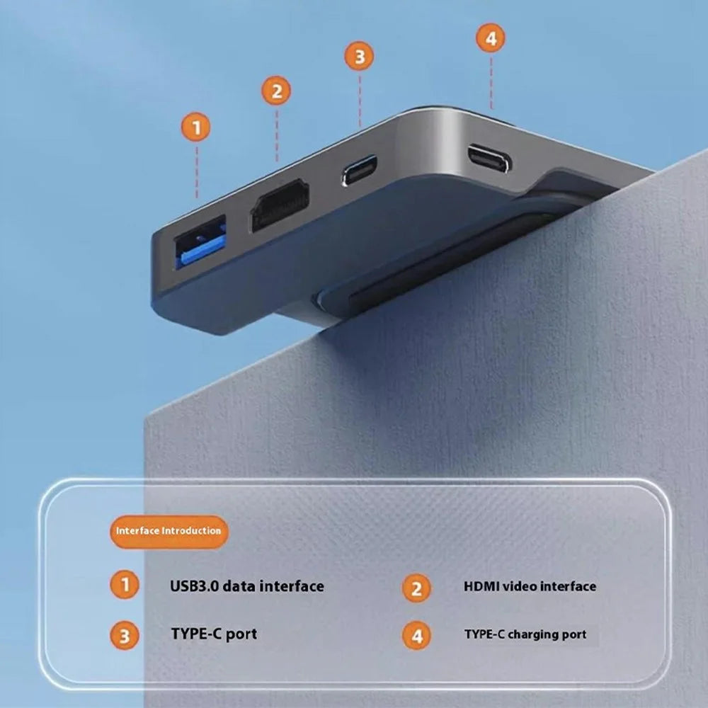 SW02 For Nintendo Switch 2 / Switch HD Video Converter Charging Stand Support 4K 60Hz HDR VRR Dynamic Output - 4