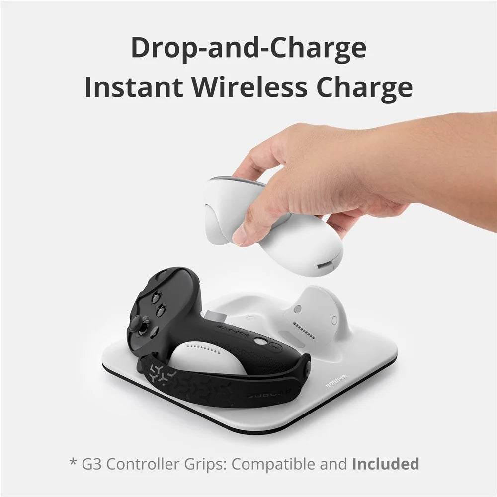 BOBOVR CD3 For Meta Quest 3 / Meta Quest 3S VR Grip Controller Charging Dock - 2
