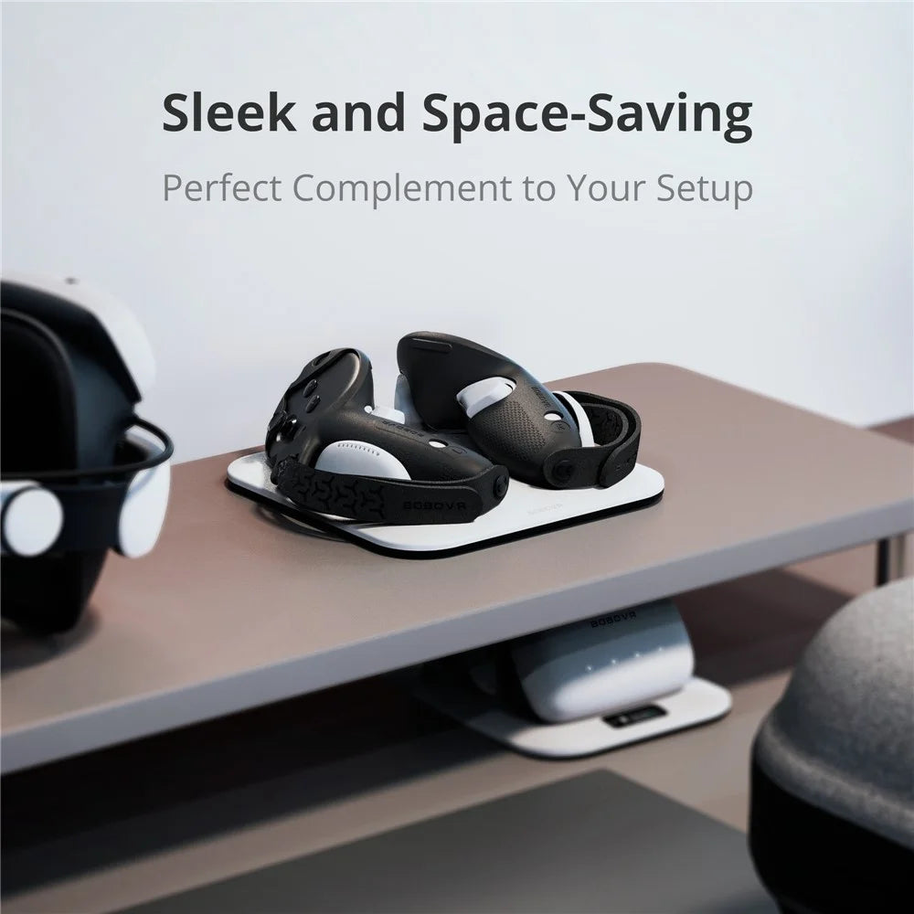 BOBOVR CD3 For Meta Quest 3 / Meta Quest 3S VR Grip Controller Charging Dock - 5