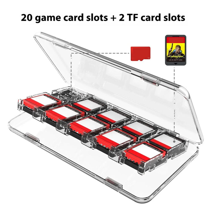 IPEGA PG-SW2096 For Nintendo Switch 2 Game Card Case Storage Box with 20 Game Slots + 2 TF Card Slots - 2