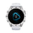 Style A For Garmin Fenix 8 AMOLED 43mm Watch Bezel Aluminum Alloy Protective Ring - Silver / Black Markings - 3