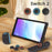 DATA FROG 4Pcs for Nintendo Switch 2 Joystick Caps Joy-Con Anti Slip Protective Thumb Grip Silicone Caps - Black+Orange+Blue - 5