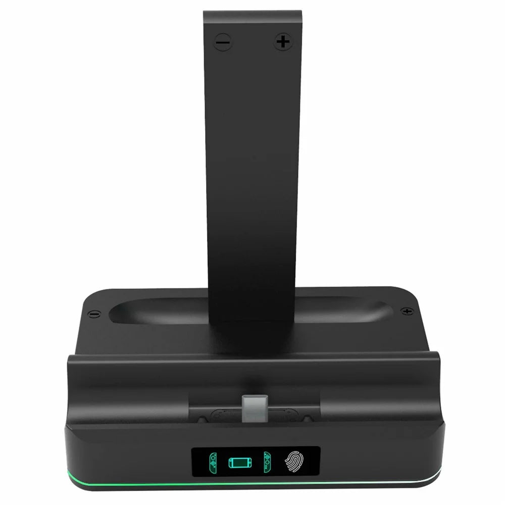 KJH KJH-NS2-029 For Nintendo Switch 2 Charging Dock Joy-Con Controllers Charging Station with RGB Light - Black - 3