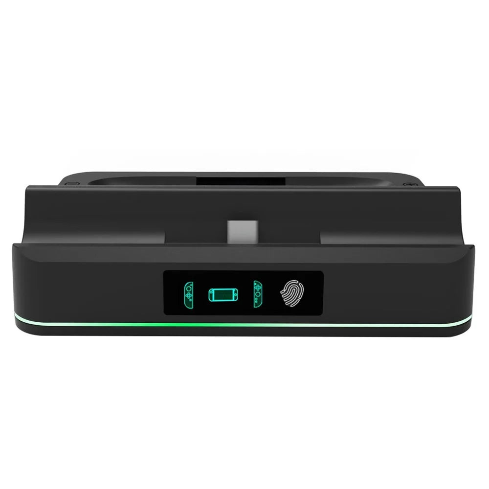 KJH KJH-NS2-029 For Nintendo Switch 2 Charging Dock Joy-Con Controllers Charging Station with RGB Light - Black - 5