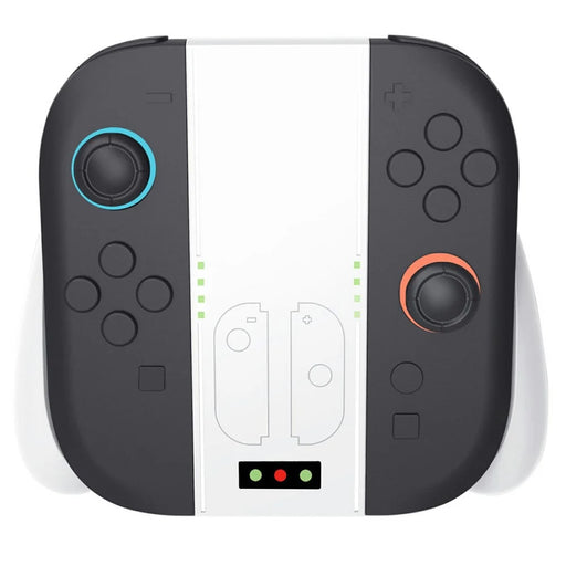 KJH KJH-NS2-031 For Nintendo Switch 2 Left and Right Joy-Con Charging Grip Handheld Controller Charger - White - 2