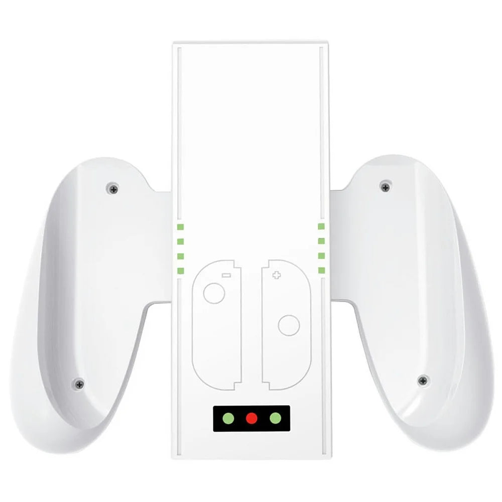 KJH KJH-NS2-031 For Nintendo Switch 2 Left and Right Joy-Con Charging Grip Handheld Controller Charger - White - 3