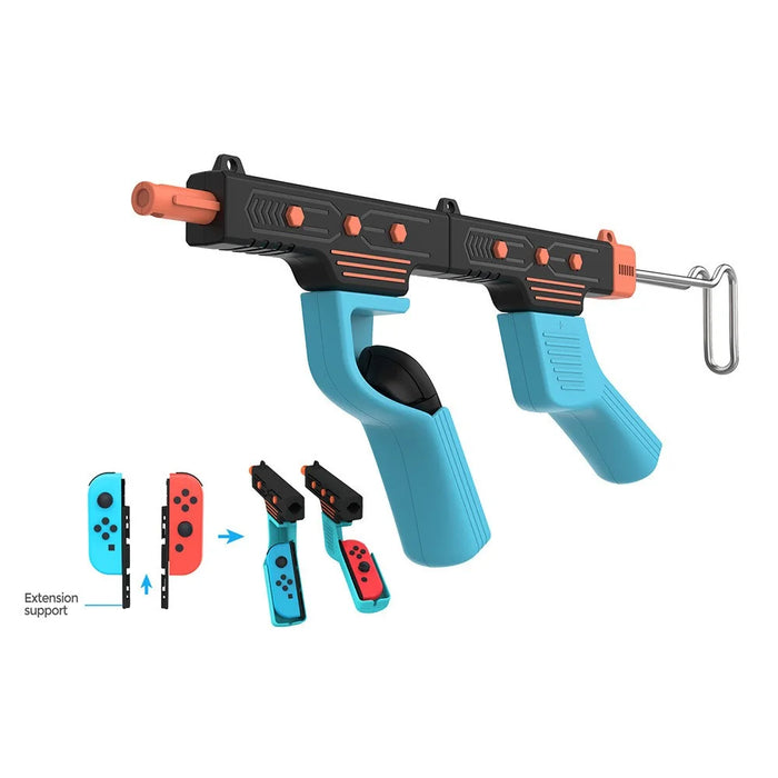 DOBE TNS-5175 Game Controller Gun Grip for Nintendo Switch 2 / Switch / Switch OLED Left Right Handle Shooting Game Blaster Grip - 2