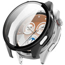 For Huawei Watch GT 6 46mm Hard PC Watch Case with Tempered Glass Screen Film - Black - 1