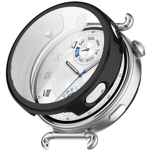 For Huawei Watch GT 6 41mm Watch Case Full Protection Scratch Resistant TPU Cover - Electroplating Black - 1