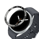 Type A for Samsung Galaxy Watch8 44mm Bezel Ring Metal Bezel Styling Dial Protective Case Cover - Black / White Characters - 1