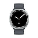 Type A for Samsung Galaxy Watch8 44mm Bezel Ring Metal Bezel Styling Dial Protective Case Cover - Black / White Characters - 2