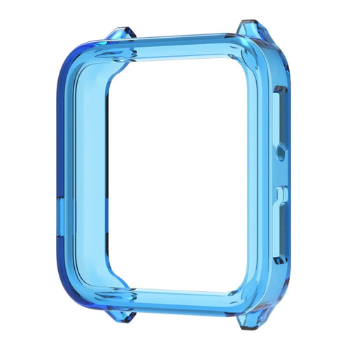 For Garmin Venu X1 Protective Case Anti-drop TPU Half Cover Frame - Transparent Blue - 1