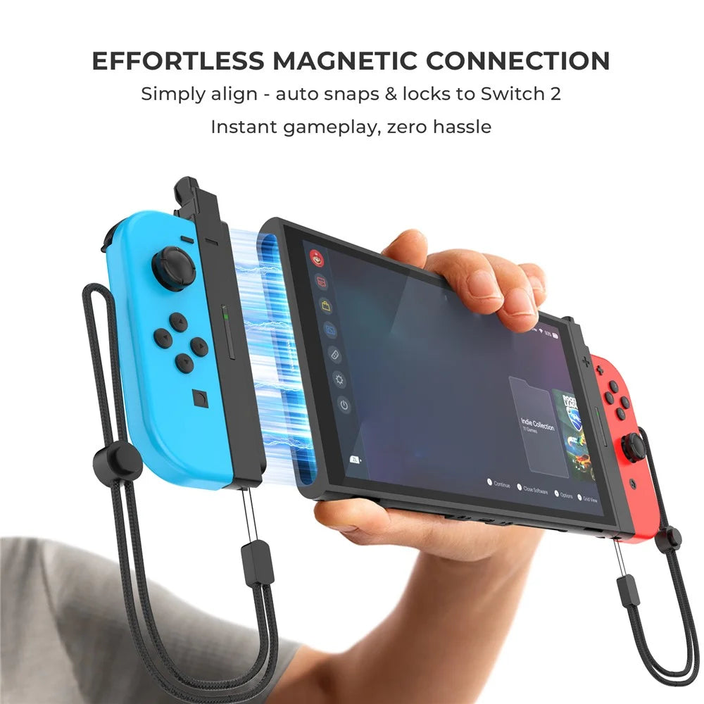 JYS-NS2327 Magnetic Joy-Con Adapter for Nintendo Switch 1 Joy-Con Controllers to Switch 2 Game Console - 7