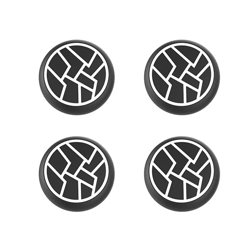 4PCS Silicone Thumb Grips For Nintendo Switch 2 Controller Anti Slip Analog Joystick Caps Cover - Black - 2