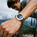 For Garmin vivoactive 5 / GarminActive 5 Metal Protective Case Scratch Resistant Smartwatch Cover - Dark Grey - 4