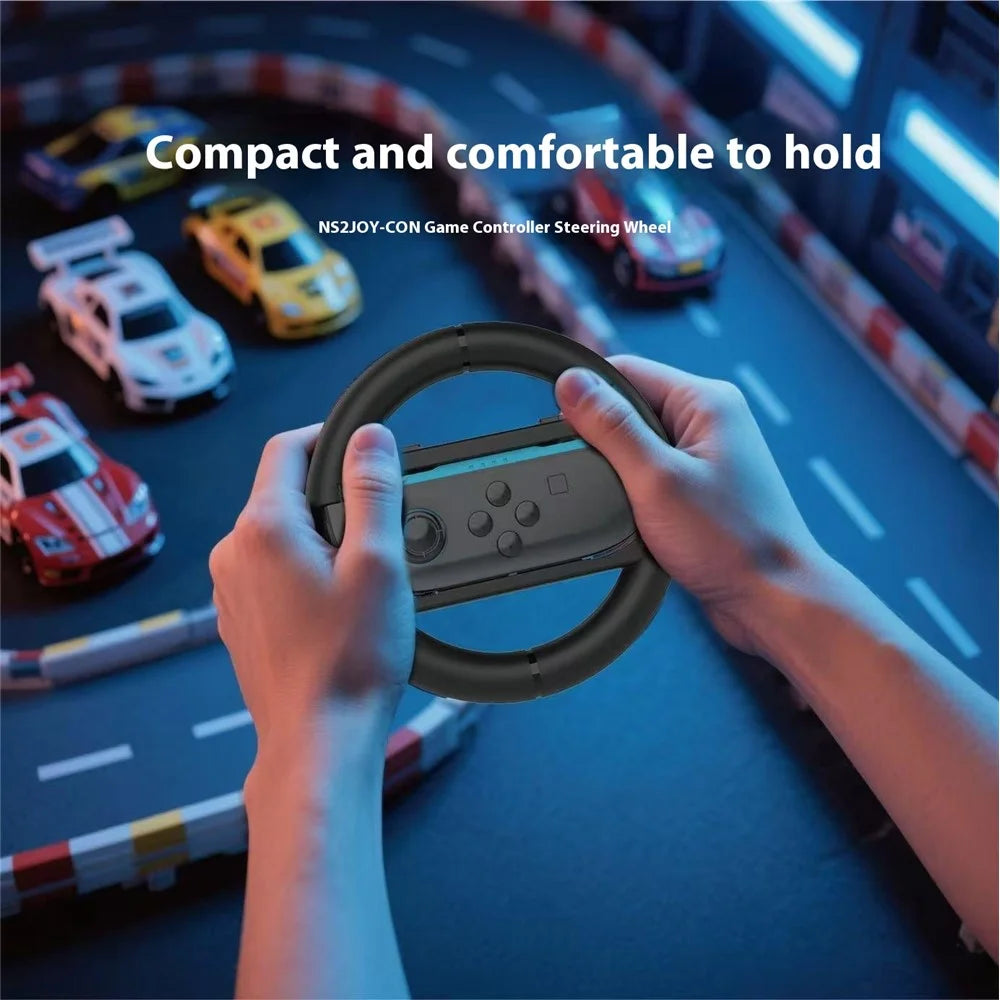 PGTECH GP-393 For Nintendo Switch 2 10 in 1 Controller Accessory Kit Joystick Caps Steering Wheel Grip Handle and Sticker Set - 2