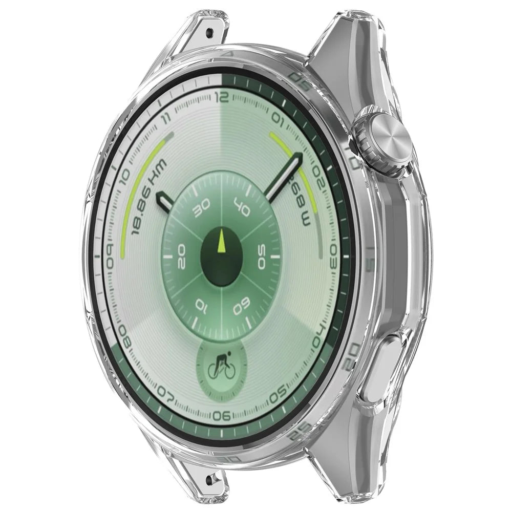For Huawei Watch GT 6 46mm TPU Watch Protective Case Full Coverage Shockproof Watch Cover - Transparent - 2