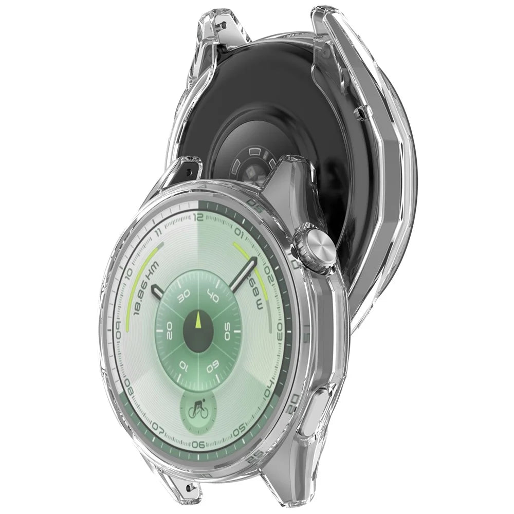For Huawei Watch GT 6 46mm TPU Watch Protective Case Full Coverage Shockproof Watch Cover - Transparent - 3