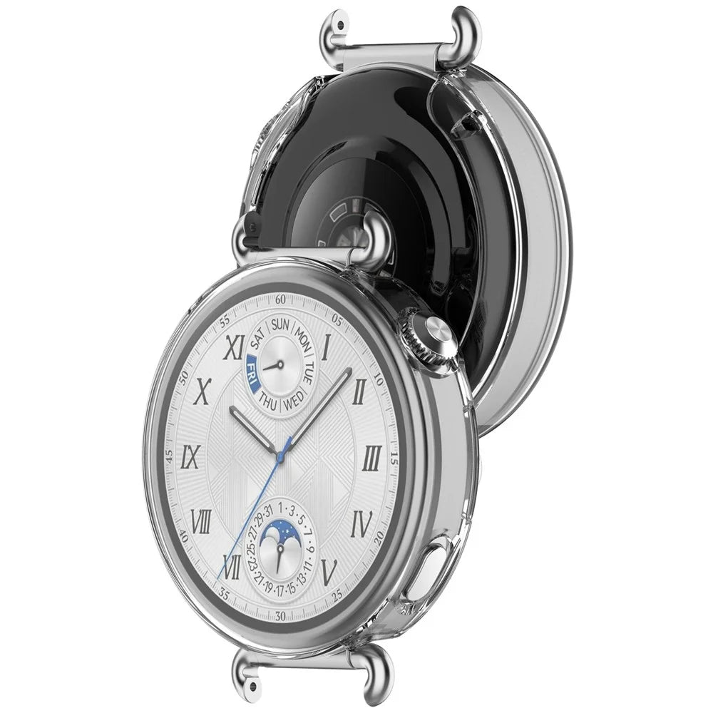 For Huawei Watch GT 6 41mm TPU Watch Protective Case Full Coverage Shockproof Watch Cover - Transparent - 3