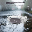 Wristband with TPU Case For PLAUD NotePin AI Wearable Voice Recorder Shockproof Watch Band Cover - Clear - 3