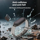 Wristband with TPU Case For PLAUD NotePin AI Wearable Voice Recorder Shockproof Watch Band Cover - Clear - 7