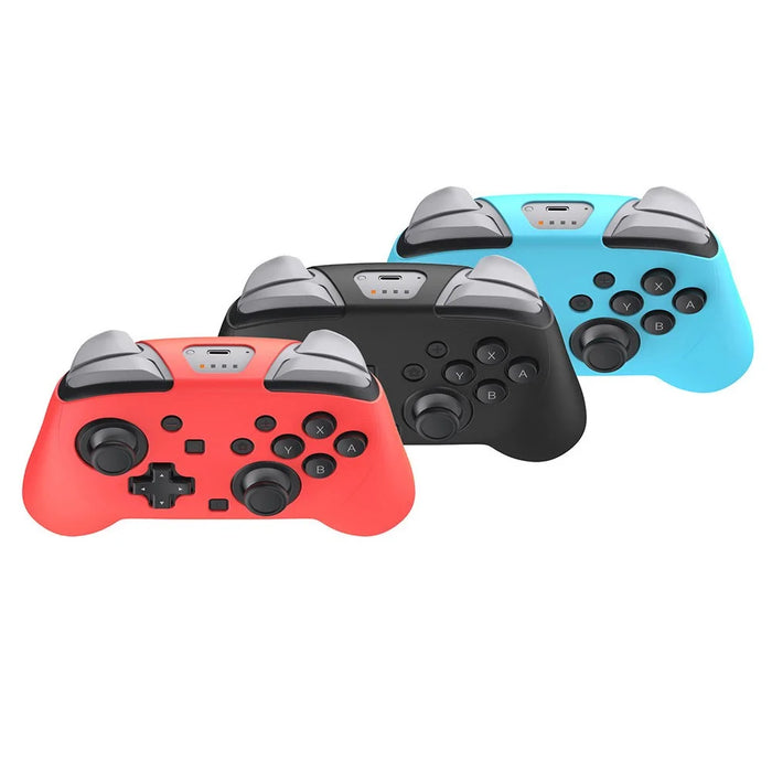 DOBE TNS-5178 For Nintendo Switch 2 Pro Game Controller Silicone Protective Case with Joystick Cap - Blue - 5