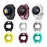 6Pcs For Garmin Forerunner 165 Protective Case Set Multi Color Silicone Watch Cover - 3