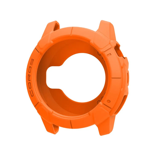 For Coros Nomad Protective Case Shockproof Scratch Resistant Silicone Cover - Orange - 1