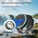 W23 For Garmin Vivoactive 6/Active 6 Metal Protective Case Smart Watch Cover - Black - 5