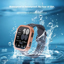 Metal Protector Case for Huami Amazfit Bip 6 Rugged Shockproof Protective Cover - Silver - 2