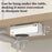 For Xbox Series S Metal Stand Wall Mount / Under Desk Dual Use Controller Holder Gaming Accessory - White - 4