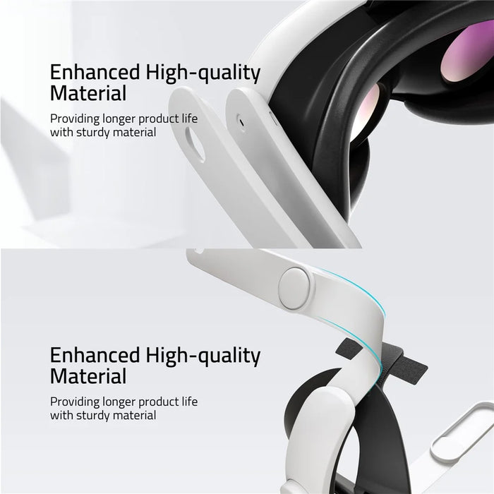 SYNTECH SYNM049P VR Headset Strap for Meta Quest 3 / 3S Adjustable Headband Removable Head Strap - 4