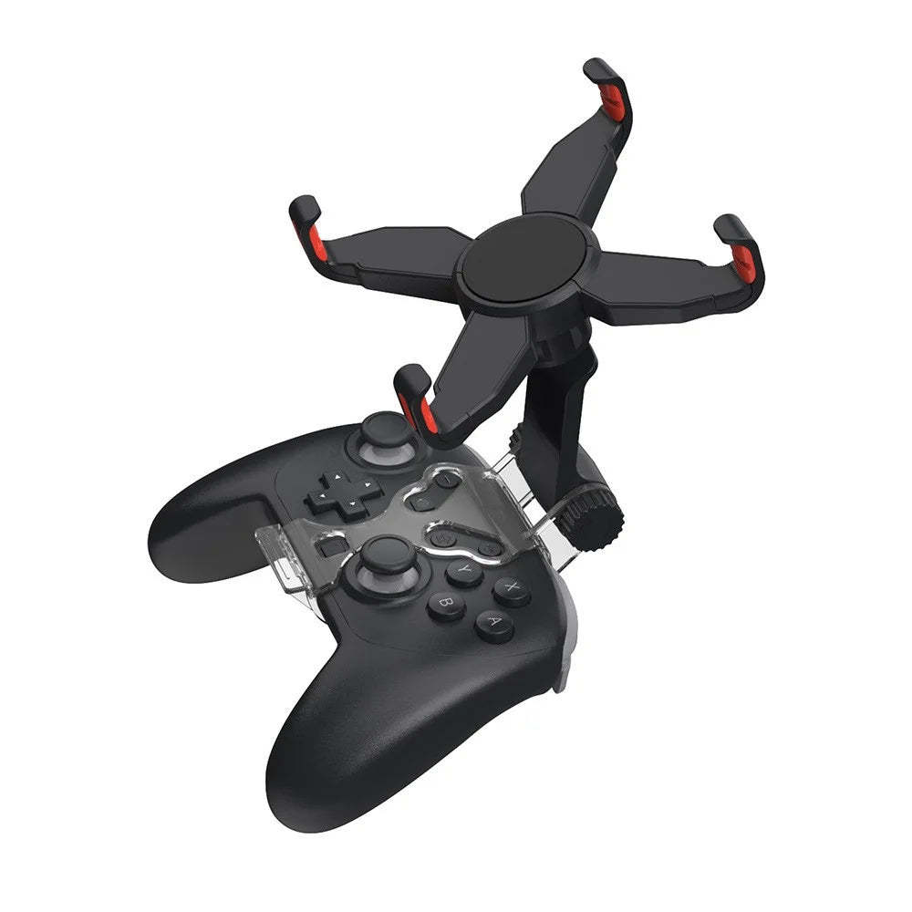 DOBE TNS-5197 For Nintendo Switch 2 Pro Controller X-Shape Stand Adjustable Angle Bracket Clip Mount - 6