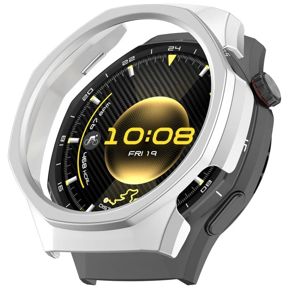For Huawei Watch GT 6 Pro 46mm Case Semi-Enclosed PC Protective Watch Frame - Silver - 1