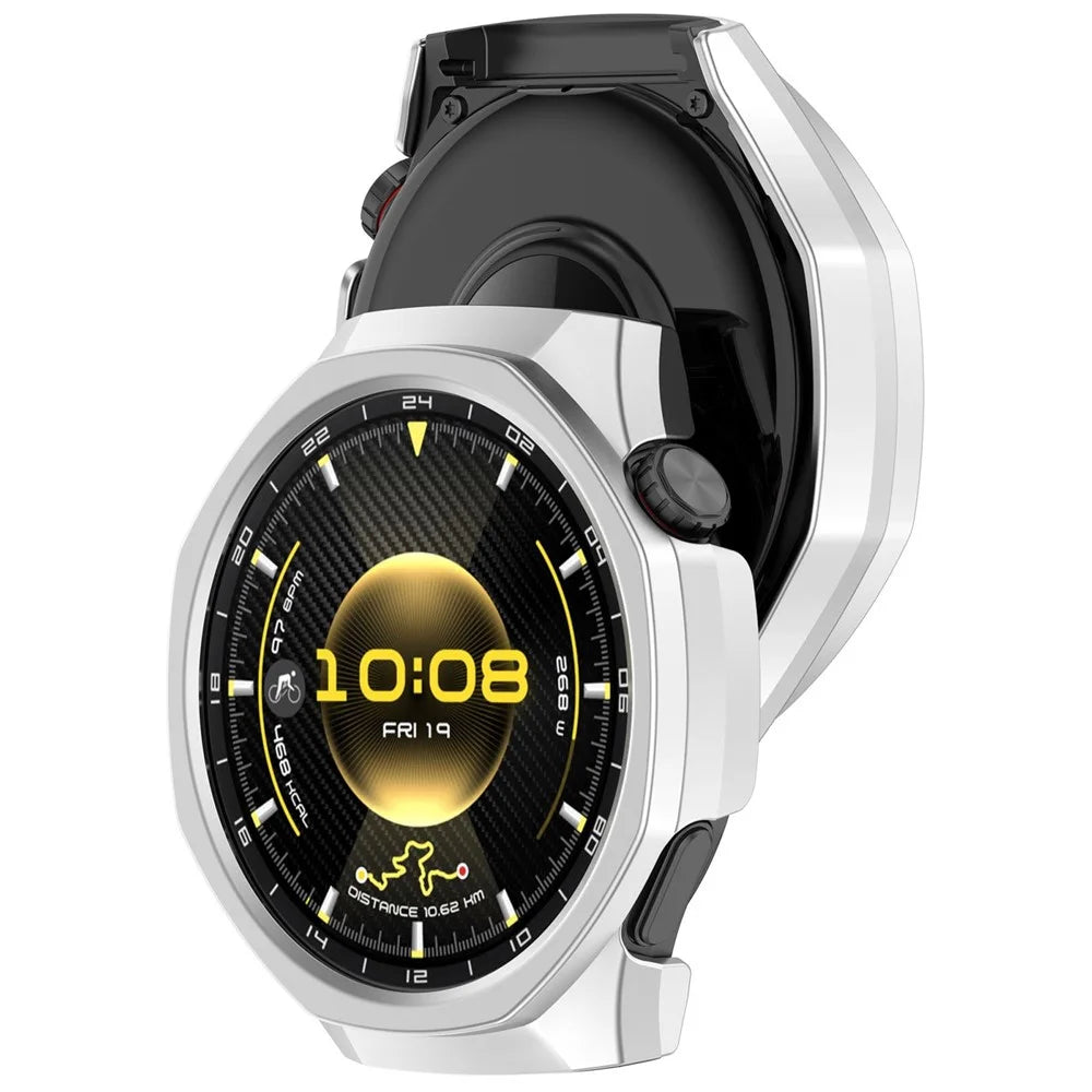 For Huawei Watch GT 6 Pro 46mm Case Semi-Enclosed PC Protective Watch Frame - Silver - 4