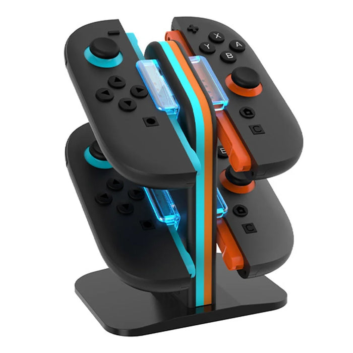 HBS-2859 For Nintendo Switch 2 Joy-Con 4 in 1 Charging Dock Station Controller Charger Stand - 2
