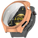 For Huawei Watch GT 6 Pro 46mm Watch Case Full Coverage Flexible TPU Electroplating Cover - Rose Gold - 1
