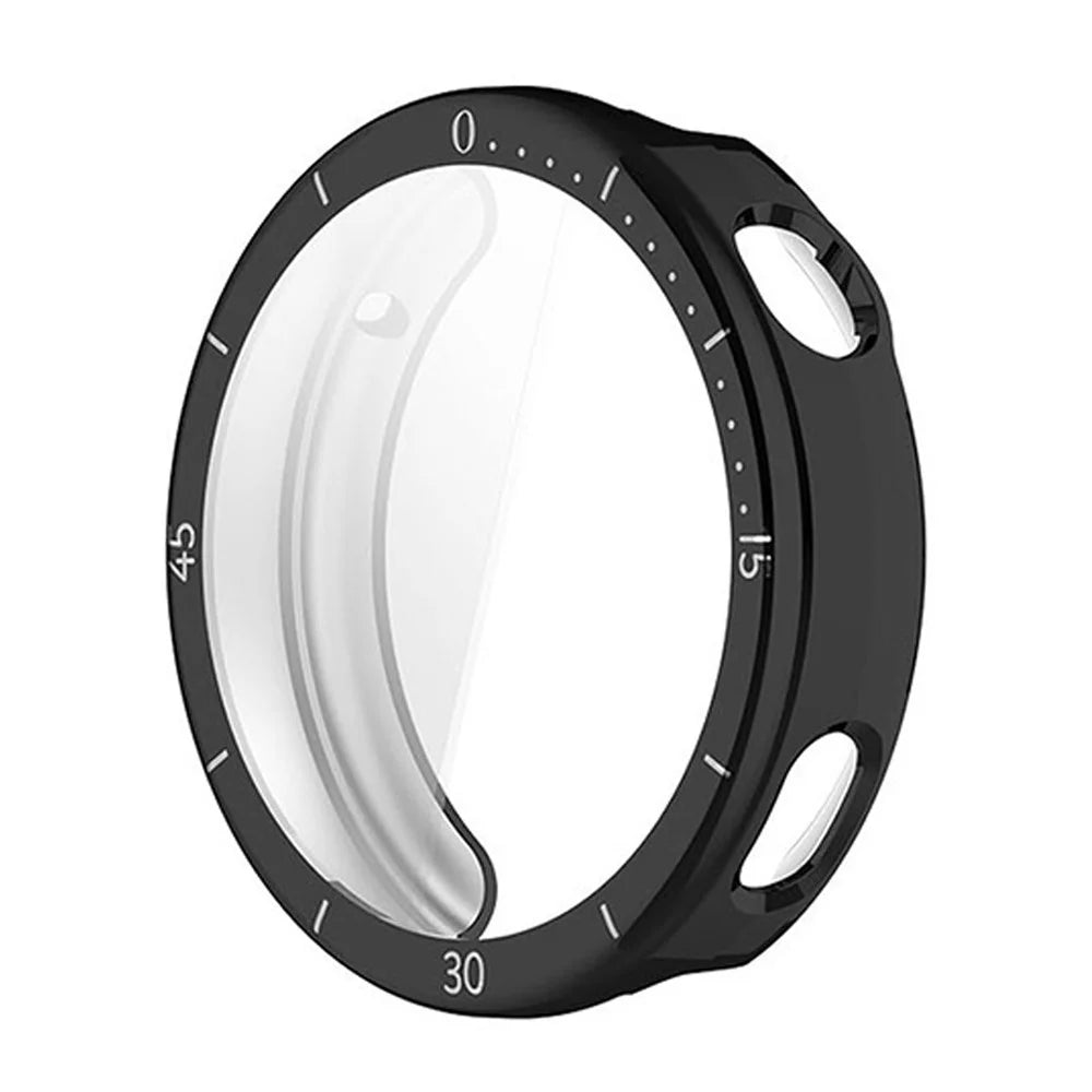 For Huawei Watch GT 6 41mm Full Coverage TPU Case Electroplated Protective Watch Shell with Scale - Black - 2
